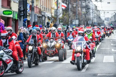 Mikołaje na motocyklach