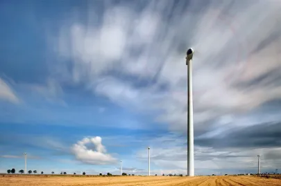 Farma wiatrowa w Gnieżdżewie