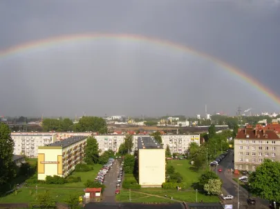 Tęcza nad moim kochanym Wrzeszczem