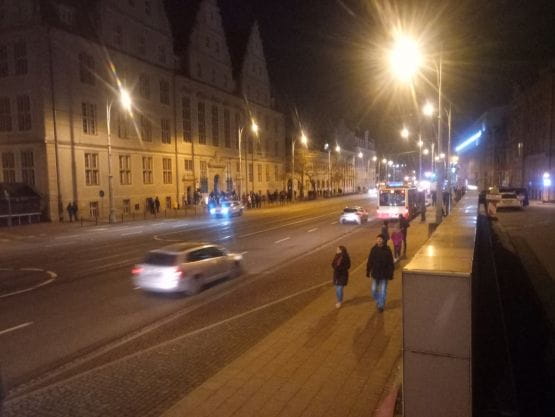 Wznowiono ruch na ulicy Kartuskiej