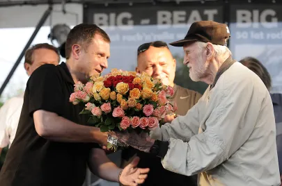 Od lewej Prezydent Sopotu Jacek Karnowski oraz Franciszek Walicki