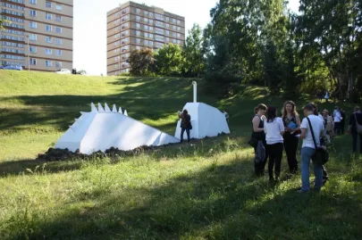 Otwarty Kurort Kultury - Instalacja Turysta Mariusza Warasa