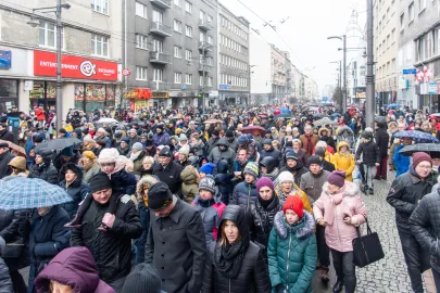 Uczestnicy orszaku