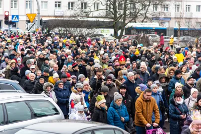 Uczestnicy orszaku