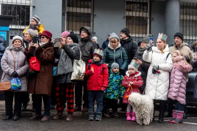Uczestnicy orszaku