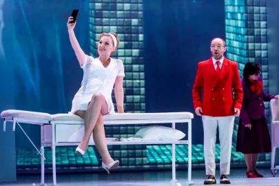 Joanna Moskowicz i Aleksander Kunach