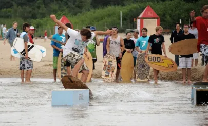 Skimboard w Jelitkowie