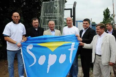 Synowie Edwarda Hodury, Jacek Karnowski, Paweł Orłowski, Henryk Hryszkiewicz