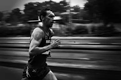 Uczestnik maratonu