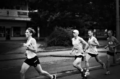 Uczestnicy maratonu