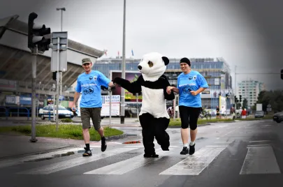 Uczestnicy maratonu