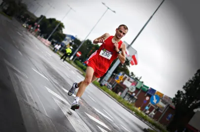 Uczestnik maratonu