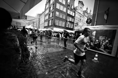 Uczestnicy maratonu