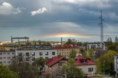 "Łuk okołohoryzontalny" nieczęste zjawisko w Polsce.