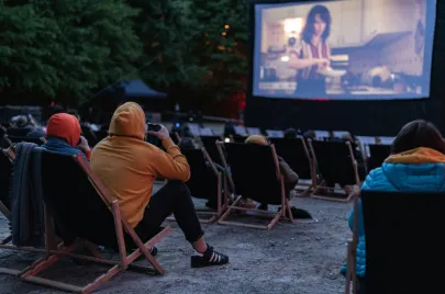 22 05 2020 Kino samochodowe pod Operą Leśną w Sopocie