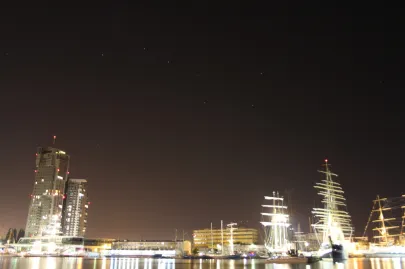 Gdynia nocą.