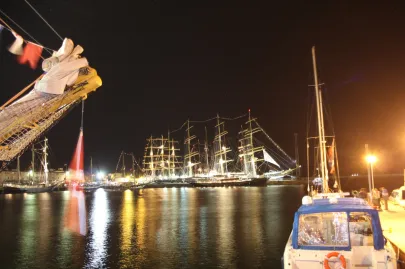 Gdynia nocą.