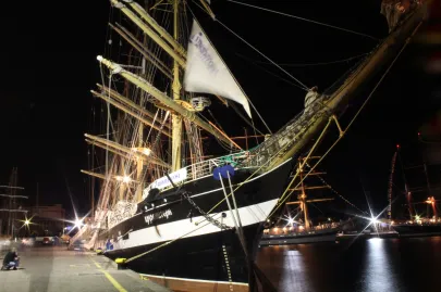 Gdynia nocą.