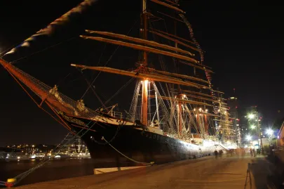 Gdynia nocą.