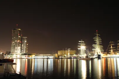 Gdynia nocą.