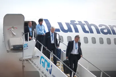 Andreas Köpke, Joachim Loew (w niebieskiej koszuli) - Trener reprezentacji  