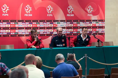 konferencja prasowa drużyny polskiej