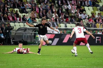 Maciej Rybus i Thomas Muller