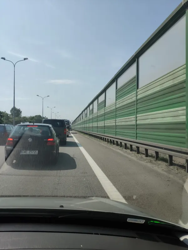 Auto zapaliło się na obwodnicy między Osową a Karczemkami.
