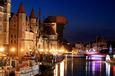 Gdańsk nocą na zdjęciach czytelnika Janusza Imianowskiego 