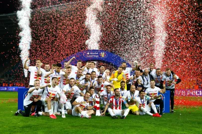 24 07 2020 Lubin. Totolotek Puchar Polski finał. Cracovia Kraków Lechia Gdańsk