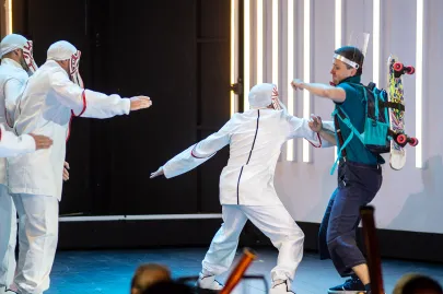 Spektakl "Wehikuł czasu". Opera Bałtycka
