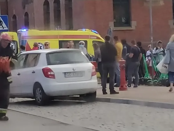 Wypadek przy Dworcu Głównym w Gdańsku