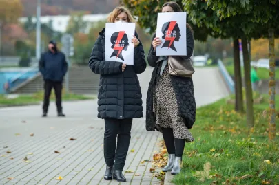 28 10 2020 Manifestacja na Uniwersytecie Gdańskim