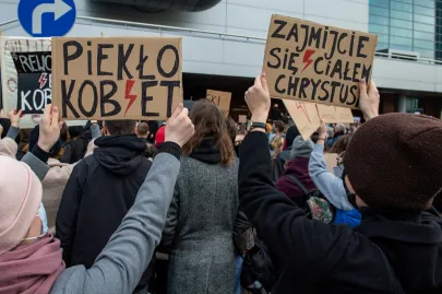 28 10 2020 Manifestacja na Uniwersytecie Gdańskim