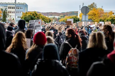 28 10 2020 Manifestacja na Uniwersytecie Gdańskim