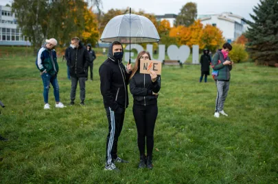 28 10 2020 Manifestacja na Uniwersytecie Gdańskim