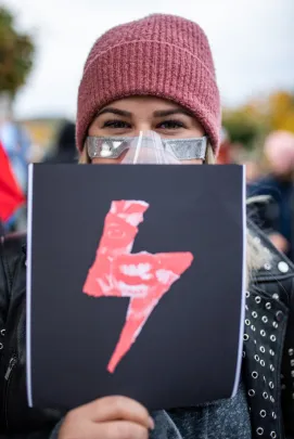 28 10 2020 Manifestacja na Uniwersytecie Gdańskim