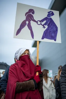 28 10 2020 Manifestacja na Uniwersytecie Gdańskim