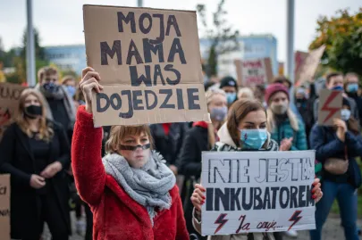 28 10 2020 Manifestacja na Uniwersytecie Gdańskim