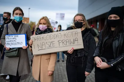 28 10 2020 Manifestacja na Uniwersytecie Gdańskim