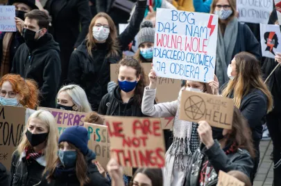 28 10 2020 Manifestacja na Uniwersytecie Gdańskim