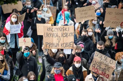 28 10 2020 Manifestacja na Uniwersytecie Gdańskim