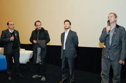 Od lewej Basil Kerski, Cyril Tuschi, Michał Chaciński oraz Artur Liebhart