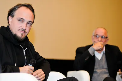  reż. Cyril Tuschi oraz prof.Jeffrey Goldfarb
