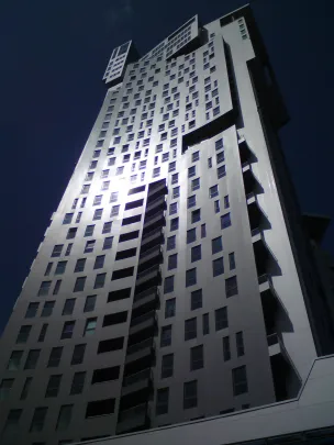 Sea Towers z niecodziennej perspektywy