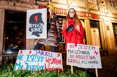 06 10 2020 Blokada Techno pod biurami PiS w Gdańsku