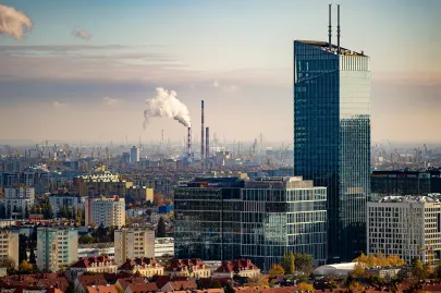Jesienny Gdańsk z Pachołka 