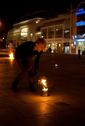przemarsz poetycki z okazji Festiwalu Poezj