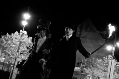 przemarsz poetycki z okazji Festiwalu Poezj