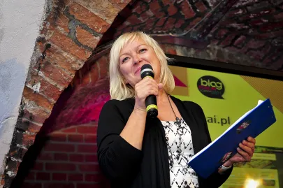 Anna Zbierska wręcza nagrody